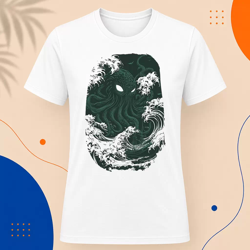 Pánské tričko - Kraken - Moře bez naděje